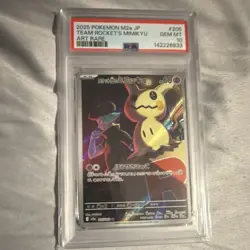 Pokemon Team Rocket's Mimikyu 205/193 M2a Mega Dream Ex Art Rare Holo PSA 10 - Image 2