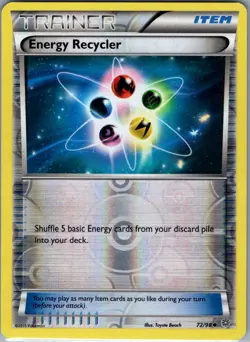 Energy Recycler 72/98 Reverse Holo XY - Ancient Origins - Pokemon Card - NM - Image 1