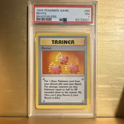 Nintendo Revive 89/102 Base Set Shadowless Trainer PSA 7 Pokemon TCG 1999 - Image 1