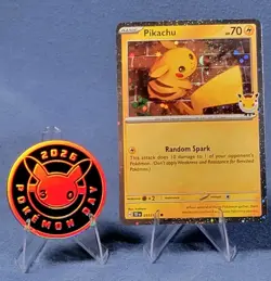 Pikachu 051/162 Pokemon Day 2026 Stamp Cosmos Holo Promo NM Mint 3 (See Pics) - Image 1