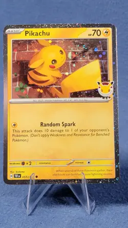 Pikachu 051/162 Pokemon Day 2026 Stamp Cosmos Holo Promo NM Mint 3 (See Pics) - Image 2