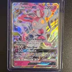 Pokemon Sylveon GX Full Art Ultra Rare Holo 92/145 SM-Guardians Rising 200HP - Image 1