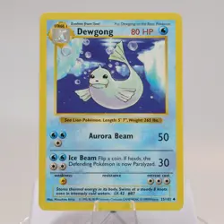 Pokemon TCG - Dewgong 25/102 Base Set Uncommon Shadowless WOTC 1999 - NM/EXC - Image 2