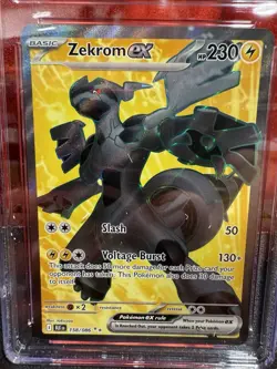 2025 Pokemon Zekrom ex 158/086 Black Bolt CGC 9.5 Mint+ Ultra Rare Holo - Image 2
