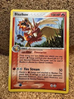 Pokemon 2007 Blaziken 5/108 Power Keepers Holo - Image 1