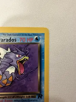 Dark Gyarados 25/82 1st Edition Team Rocket set NonHolo Rare LP raw Pokemon WOTC - Image 4