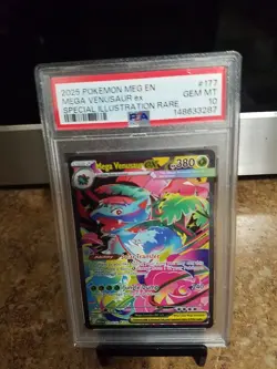 2025 Pokemon Meg En Mega Venusaur ex Special Illustration Rare Psa 10 - Image 3