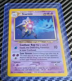 NM-LP Starmie 25/64 Neo Revelation Base Non Holo WotC Pokemon Vintage - Image 1