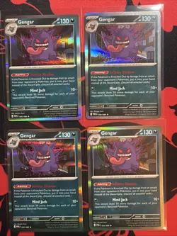 Pokemon TCG Gengar 50/88 Perfect Order Rare Holo NM Playset X4 - Image 1