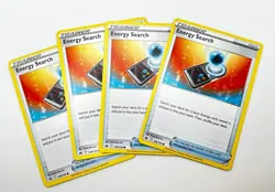 Pokemon TCG x4 Energy Search 128/159 Crown Zenith Near Mint Playset - Image 1