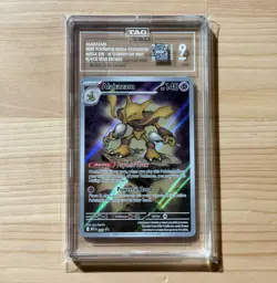 TAG 9 2025 POKEMON Mega Evolution ETB BLACK STAR PROMO 009 ALAKAZAM PSA - Image 1