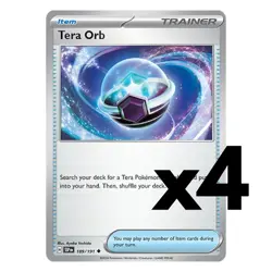 4x Tera Orb 189/191 x4 - Surging Sparks - Pokemon TCG - Playset - Image 1