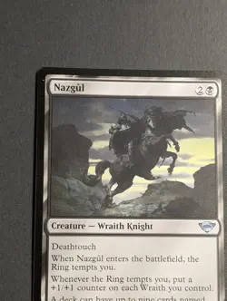 MTG -1x Nazgul 332 - NM Pack Fresh - Lord of the Rings: Tales of Middle Earth - Image 3