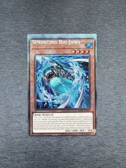 YuGiOh! Surfacing Big Jaws MP25 - Misprint Registration Error 1st Ed Near Mint - Image 1