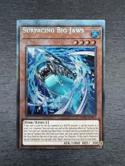 YuGiOh! Surfacing Big Jaws MP25 - Misprint Registration Error 1st Ed Near Mint - Image 2