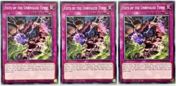 3 x MP20-EN135 Fists of the Unrivaled Tenyi - Common 1st Edition LP/NM YuGiOh - Image 1