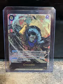 Crocodile OP14-120 Alternate Art The Azure Sea's Seven Sec One Piece Alt Secret - Image 2