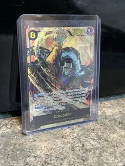Crocodile OP14-120 Alternate Art The Azure Sea's Seven Sec One Piece Alt Secret - Image 3