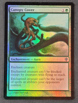 MTG - Canopy Cover - Worldwake - Light Play LP - Foil - Magic The Gathering WWK - Image 1
