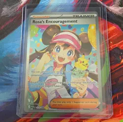 Pack Fresh Rosa’s Encouragement SIR 123/088 Pokemon Perfect Order Card Pikachu - Image 2