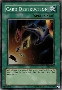 Card Destruction - Super Rare SDY-E038 - HP - YuGiOh - Image 1