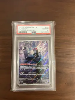 Pokemon TCG Munkidori 072/064 Shrouded Fable Illustration Rare Holo Card PSA 10 - Image 1