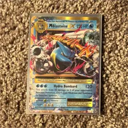Pokemon TCG M Blastoise EX Holo Mega Evolution XY 21/108 English Card - Image 1