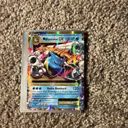 Pokemon TCG M Blastoise EX Holo Mega Evolution XY 21/108 English Card - Image 2