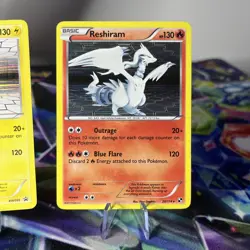 Pokemon Card TCG Reshiram 26/114 and Zekrom BW005 2011 LP - Image 3