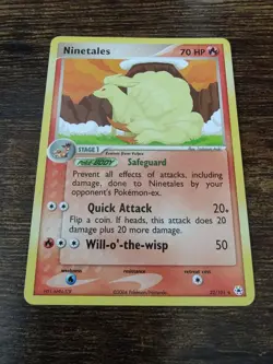 Pokemon Ninetales 22/101 EX Hidden Legends Card - Image 1