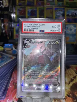 Regidrago V English Pokemon Card 184/195 Silver Tempest 2022 Alt Art - Image 1