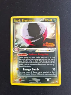 Pokemon Dark Electrode Holo Card 4/109 Team Rocket Returns Series - Image 1