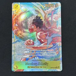 One Piece Tcg Monkey D Luffy SEC Alt Art Op15-119 Card Holo Rare - Image 1