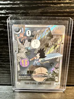 Dragon Ball Super Card Game Son Goku: Childhood Foil R+ Battle Card SB01-053 - Image 1