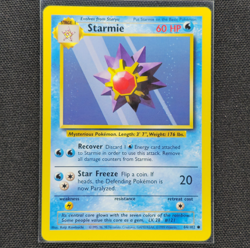 Starmie - 64/102 - Uncommon - Base Set - Pokemon Card - LP - Image 1