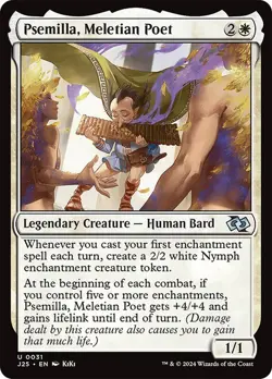 Psemilla, Meletian Poet Anime Foundations Jumpstart NM MTG - Image 1