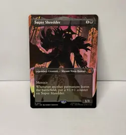 2x Super Shredder Regular & (Borderless) Teenage Mutant Ninja Turtles NM MTG - Image 2