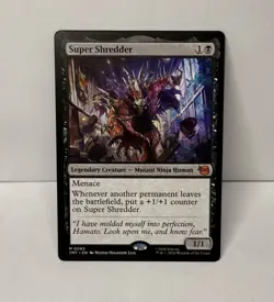 2x Super Shredder Regular & (Borderless) Teenage Mutant Ninja Turtles NM MTG - Image 3