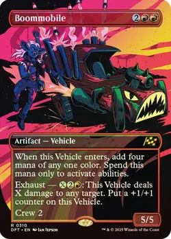 Boommobile Foil Borderless Aetherdrift NM MTG - Image 1