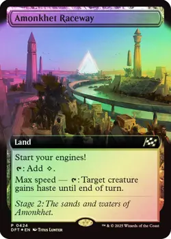 Amonkhet Raceway Foil Extended Art Aetherdrift NM MTG - Image 1