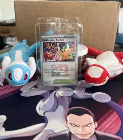 Pokemon Celebratory Fanfare Trainer-Stadium Promo Card Ace Trainer 2025 English - Image 1