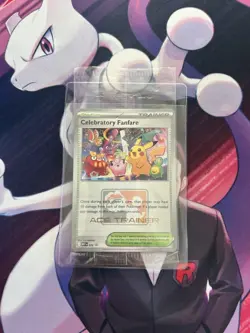 Pokemon Celebratory Fanfare Trainer-Stadium Promo Card Ace Trainer 2025 English - Image 2