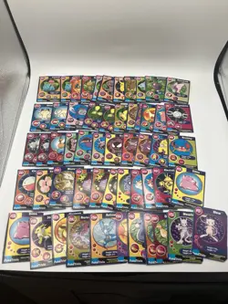 Vintage 1999 Pokemon Cards Poke Trivia Burger King Cards Toys - Lot of 55 - Image 1
