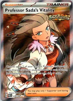 PROFESSOR SADA'S VITALITY 239/182 PARADOX RIFT POKEMON TCG NM (SKU 1-2) - Image 1