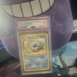 Pokemon Light Vaporeon 52/105 Neo Destiny 1st Edition PSA 9 2002 English - Image 1