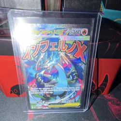 Pokemon Mega Charizard X ex 023 Me: Mega Evolution Promo Holo 360 HP - Image 1