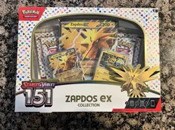Pokemon TCG: Scarlet & Violet 151 Zapdos EX Collection Box - New/ Factory Sealed - Image 1
