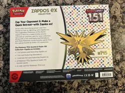 Pokemon TCG: Scarlet & Violet 151 Zapdos EX Collection Box - New/ Factory Sealed - Image 2
