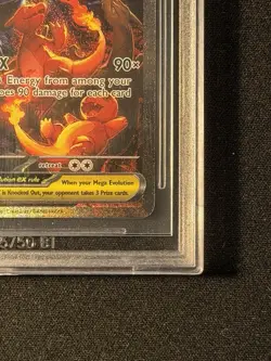 Pokemon Mega Charizard x EX 125/094 SIR Beckett 9 Mint Phantasmal Flames - Image 5