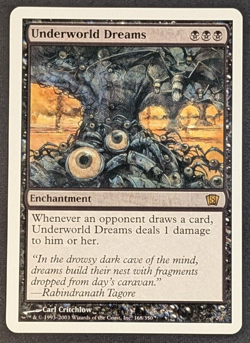 MTG - 1x Underworld Dreams - Eighth (8th) Edition - LP - Magic The Gathering 168 - Image 1